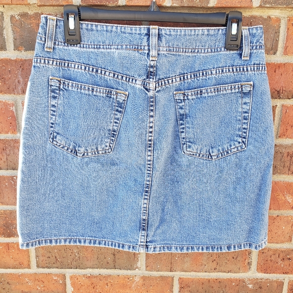 Vintage GAP Jean Mini Skirt Sz 8 - Picture 2 of 3